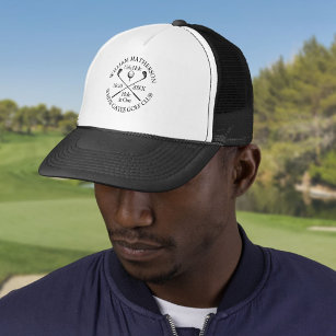 Personalised Golf Hole in One Classic Modern Trucker Hat