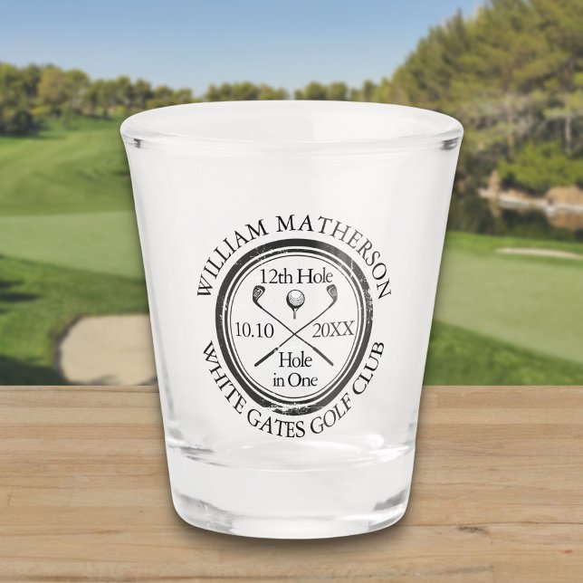 Personalised Golf Hole in One Shot Glass (Personalized Golf Hole in One Shot Glass)