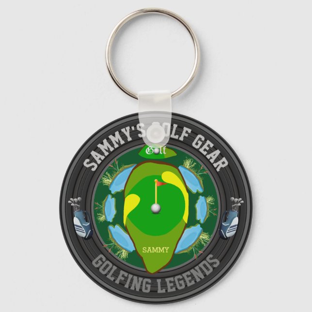 Personalised Golf Keychain (Front)