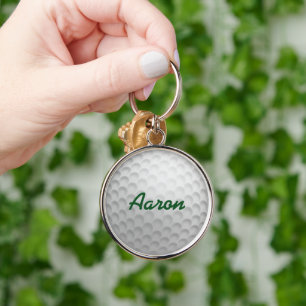 Personalised Golf Keyring Keychain Gift