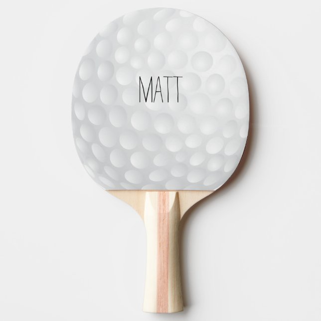 Personalised Golf Lodge Ping Pong Paddle (Front)