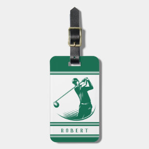 Personalised Golf Luggage Tag