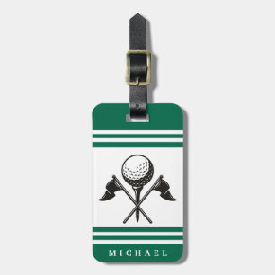 Personalised Golf Luggage Tag