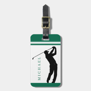 Personalised Golf Luggage Tag