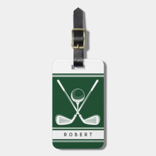 Personalised Golf Luggage Tag