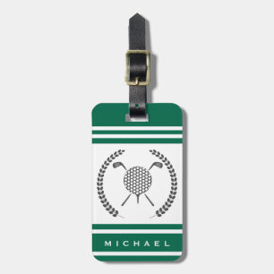 Personalised Golf Luggage Tag