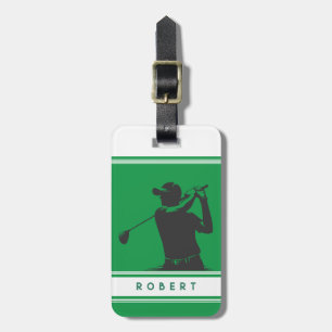 Personalised Golf Luggage Tag