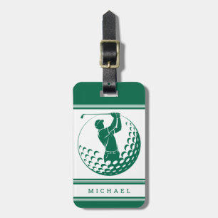 Personalised Golf Luggage Tag