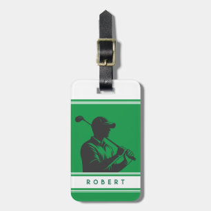 Personalised Golf Luggage Tag