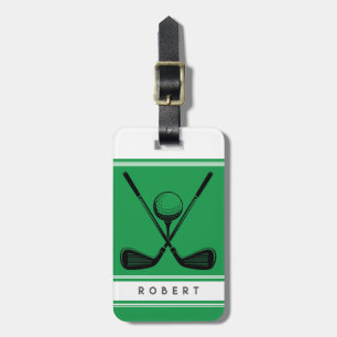Personalised Golf Luggage Tag