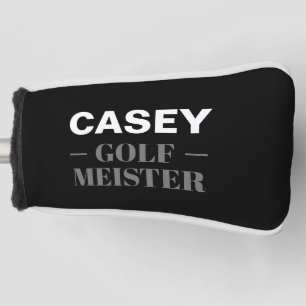 Personalised Golf Meister Funny Golf Head Cover
