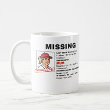 Personalised Golf Mug: Missing Mum