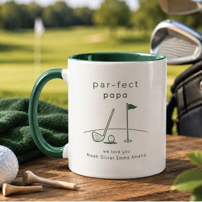 Personalised Golf Papa Mug Custom Gift (Creator Uploaded)