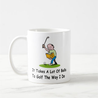 Personalised Golf Player Gift Coffee Mug