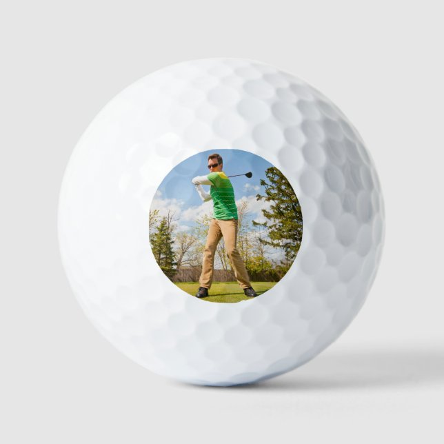 Personalised Golf Player Photo Balls (Front)