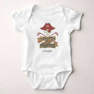Personalised Golf Putt Pirates Golfing Sports Baby Bodysuit