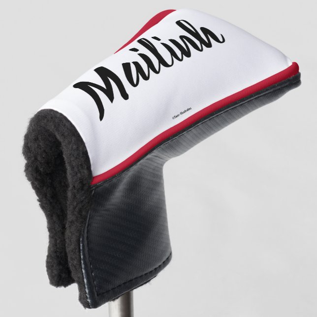 Personalised Golf Putter Cover (3/4 Front)