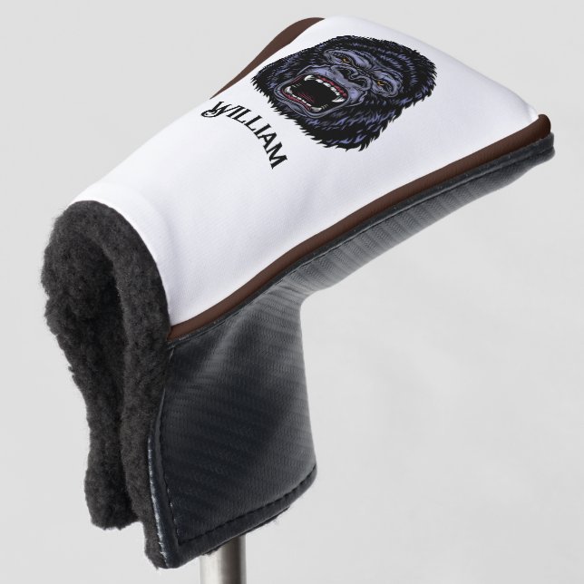 Personalised Golf Putter Head Cover (3/4 Front)