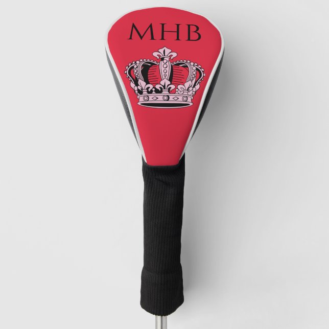 Personalised Golf Queen  Head Cover (Front)