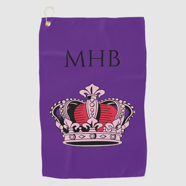 Personalised Golf Queen  Towel (Front)