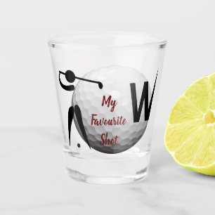 Personalised Golf Quote Shot Glass