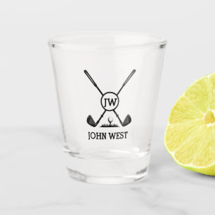Personalised Golf Shot Glass