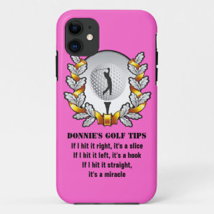 Personalised Golf Tip Golfer iPhone 5 Case