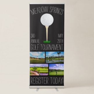 Personalised Golf Tournament Golf Course Banner Ad