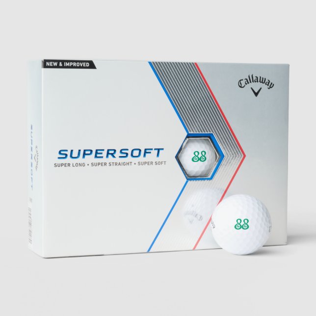 Personalised Golf With Numbers - Custom Number Golf Balls (Packaging)
