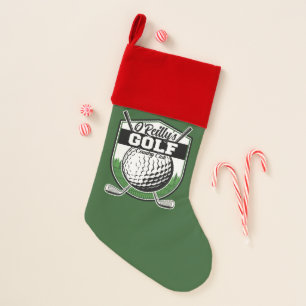 Personalised Golfer Player Pro Golf Country Club  Christmas Stocking