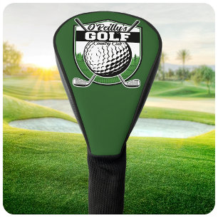 Personalised Golfer Player Pro Golf Country Club  Golf Head Cover