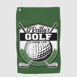 Personalised Golfer Player Pro Golf Country Club  Golf Towel