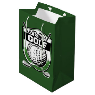 Personalised Golfer Player Pro Golf Country Club  Medium Gift Bag