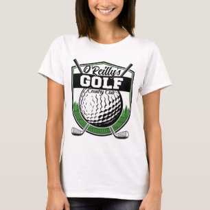 Personalised Golfer Player Pro Golf Country Club  T-Shirt