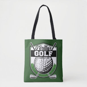 Personalised Golfer Player Pro Golf Country Club  Tote Bag