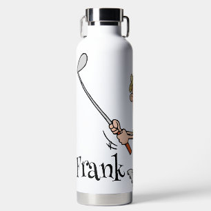 Personalised Golfers  Water Bottle