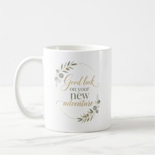 Personalised Good Luck New Job Coworker Coffee Mug