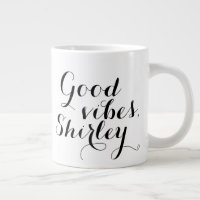 Personalised Good Vibes Shirley Happy Uplifting