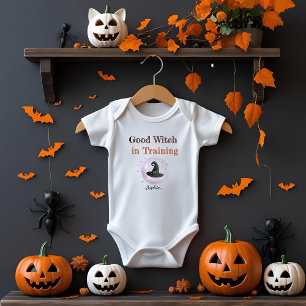Personalised Good Witch in Training –  Baby Bodysuit