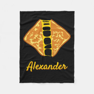 Personalised Gooey Grilled Cheese Sandwich Fleece Blanket