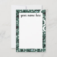 Personalised Goth Moths Notecards