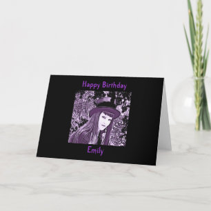 Personalised Gothic Birthday Card