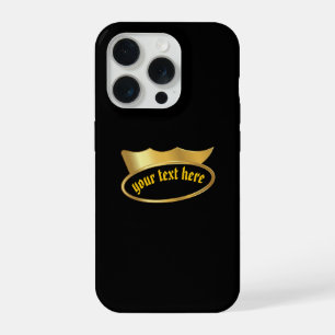 Personalised Gothic Gold Crown Phone Case