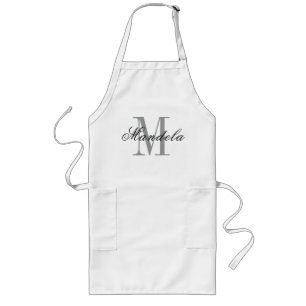 Personalised Gourmet Chef Name Kitchen Design Long Apron