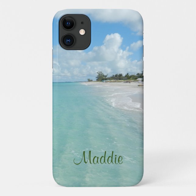Personalised Grace Bay Beach Case-Mate iPhone Case (Back)