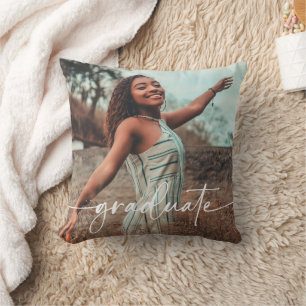 Personalised Grad Photo Collage Keepsake Cushion