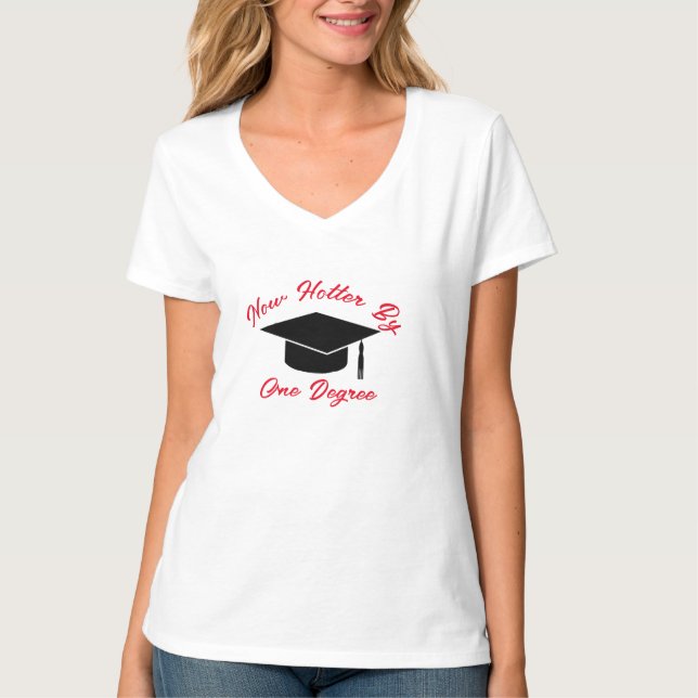 Personalised Grad Shirt - Custom Graduate Year Tee (Front)