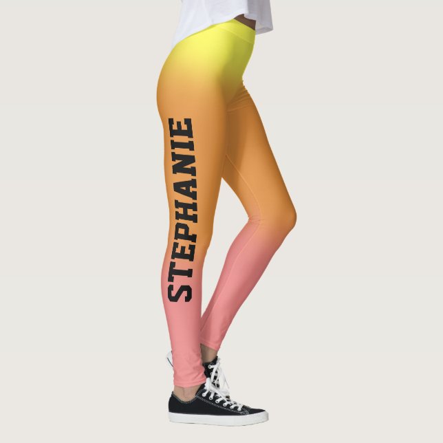 Personalised Gradient Leggings (Right)