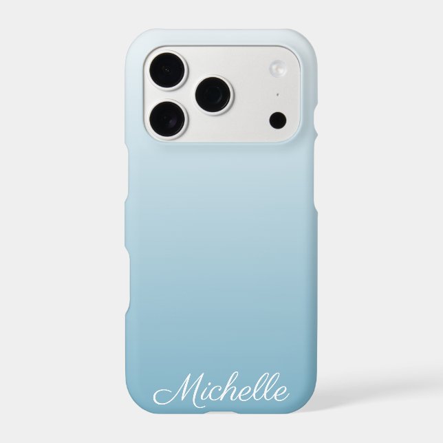 Personalised gradient ombre angel blue (Back)