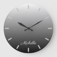 Personalised gradient ombre black shades of grey